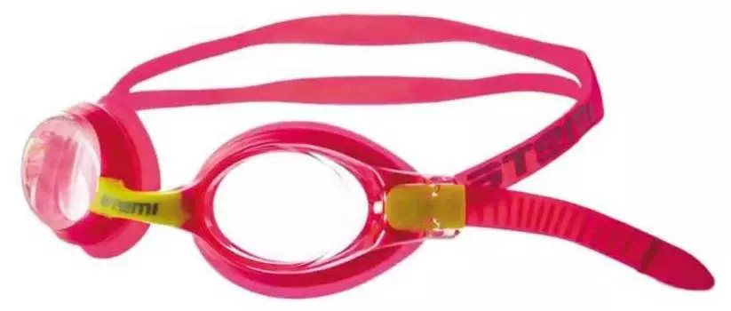 Очки для плавания Atemi, дет., силикон (ярко-роз/жёлт), M301