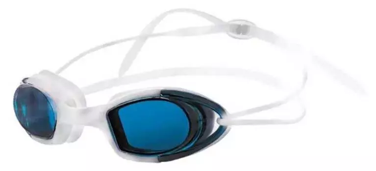 Очки для плавания Atemi, силикон (бел/син), N9102M