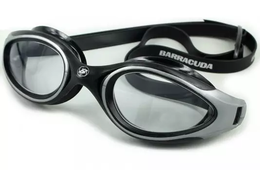 Очки для плавания Barracuda AQUATEC (антифог, силикон) 35125 Черн/Сер