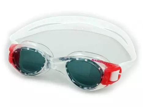 Очки для плавания для детей Barracuda TITANIUM JR (антифог, силикон) 30920 Бел/Сер/Крас