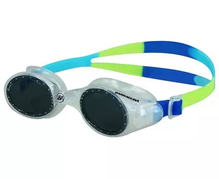 Очки для плавания для детей Barracuda UVIOLET (антифог, силикон) 33620 Гол/Син/Зел