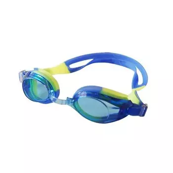 Очки для плавания Indigo G100/103 (антиф силик, регул перег) Жёлт с Синим