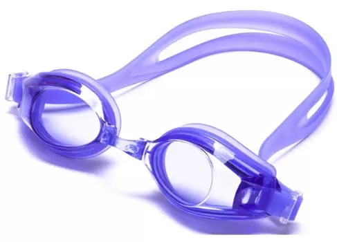 Очки для плавания Indigo G200/208 (антиф силикон, 3 перег) Фиолетовый