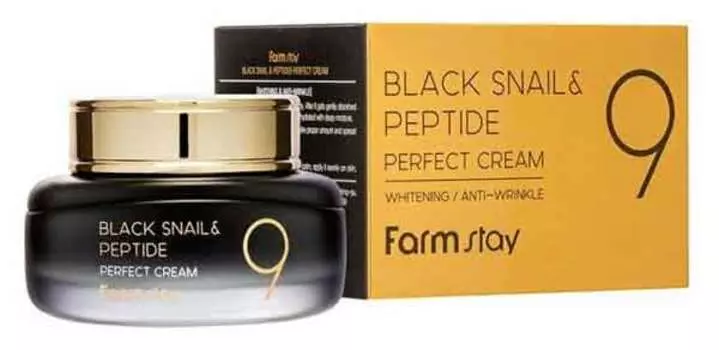 Омолаживающий крем для лица FarmStay с комплексом из 9 пептидов, 55мл
