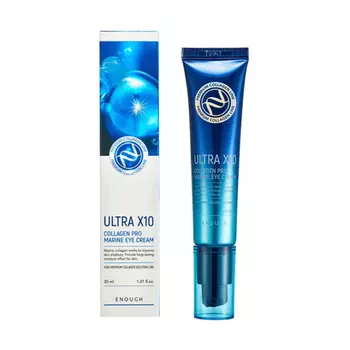 Омолаживающий крем для век с коллагеном Enough Ultra X10 Collagen Pro Marine Eye Cream, 30 мл