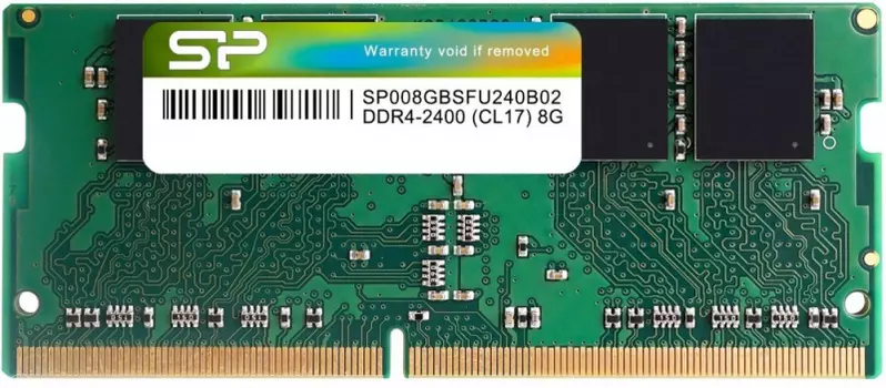 Оперативная память Silicon Power 8GB 2666МГц DDR4 CL19 SODIMM 1Gx8 SR SP008GBSFU266B02