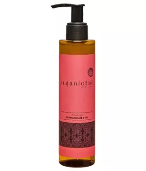 OrganicTai Бессульфатный гель для душа с экстрактом граната и инжира Home Spa Shower Gel Pomegranate &amp; Fig, 200 мл