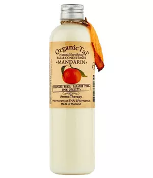 OrganicTai Безсульфатный бальзам-кондиционер с мандариновым маслом Natural Fortifying Balm-Conditioner Mandarin, 260 мл