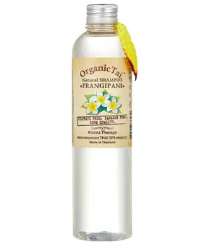 Безсульфатный шампунь для волос с маслом франжипани OrganicTai Natural Shampoo Frangipani, 260 мл