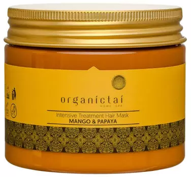 OrganicTai Восстанавливающая маска для волос с манго и папайей Intensive Treatment Hair Mask Mango &amp; Papaya, 150 мл