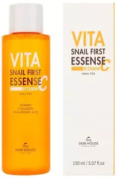 Освежающая эссенция The Skin House с витаминами и муцином улитки, 150мл