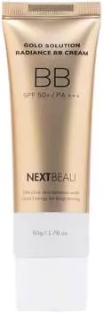 Освежающий ББ крем NEXTBEAU с золотом 02 Натуральный бежевый, 50г