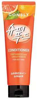Освежающий и разглаживающий кондиционер Consly с экстрактами грейпфрута и имбиря, 250мл