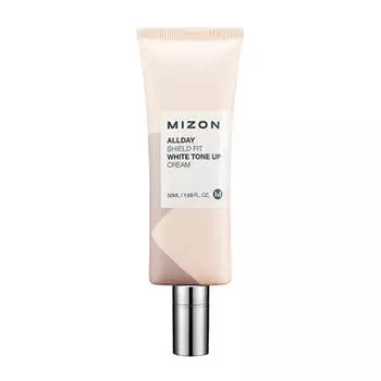Отбеливающий увлажняющий крем для лица Mizon Allday Shieldshit White Tone Up Cream