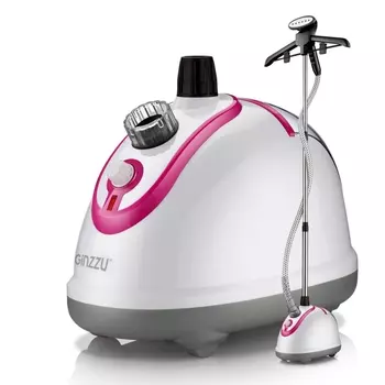 Отпариватель напольный Ginzzu HG-107 сиреневый/белый