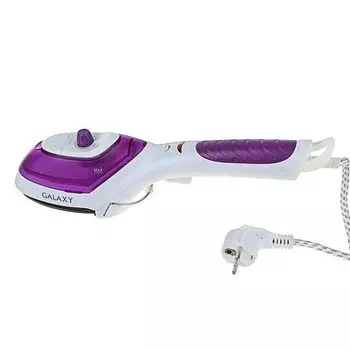 Отпариватель ручной Galaxy GL 6190, белый/фиолетовый