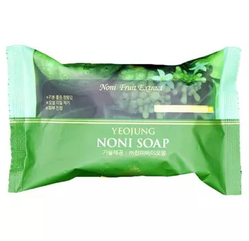Отшелушивающее мыло с экстрактом фрукта нони, 120г, YEOJUNG YEOJUNG Noni Peeling Soap, 120g