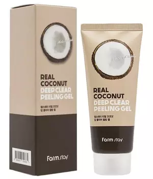 Отшелушивающий гель с экстрактом кокоса FarmStay Real Coconut Deep Clear Peeling Gel 100 мл
