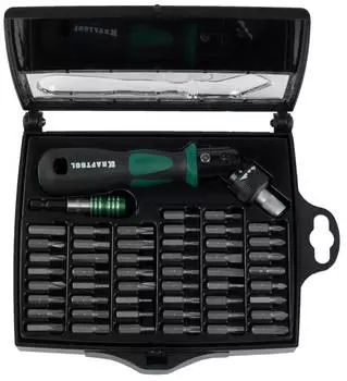 Отвертка с набором насадок Kraftool Expert 25555-H52