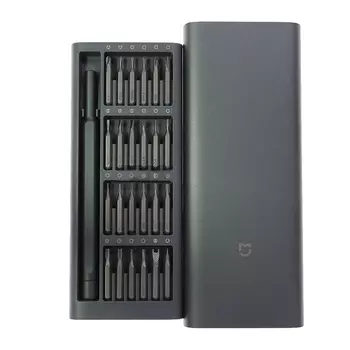 Отвертка с насадками Xiaomi Mijia 24in1 Screwdriver Kit Grey DZN4020CN