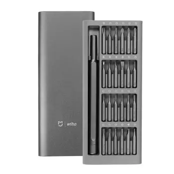 Отвертка с насадками Xiaomi Mijia Wiha 24in1 Screwdriver Kit Grey