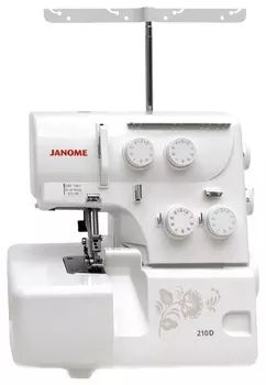 Оверлок Janome 210D белый