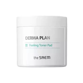 Пады очищающие The Saem Derma Plan Peeling Toner Pad 130мл