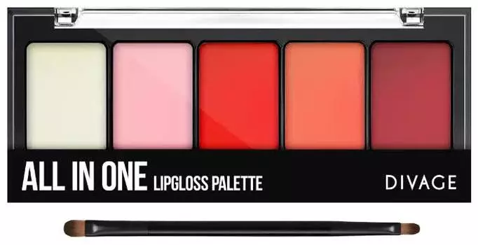 Палетка блесков для губ Divage All in One № 01