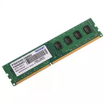 Память DDR3 Patriot 4Gb Signature Line (PSD34G16002)