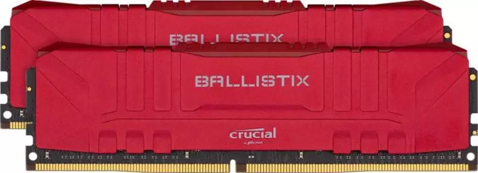 Память оперативная DDR4 Crucial Ballistix Red 32Gb (16Gbx2) 2666MHz (BL2K16G26C16U4R)