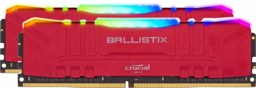 Память оперативная DDR4 Crucial Ballistix Red RGB 32Gb (16Gbx2) 3200MHz (BL2K16G32C16U4RL)