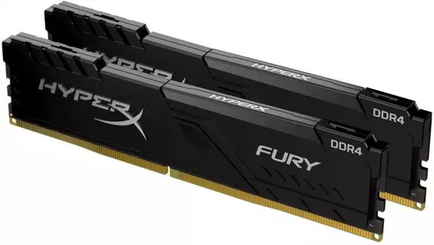Память оперативная DDR4 Kingston HyperX FURY Black (Kit of 2) 32Gb 3000MHz (HX430C16FB4K2/32)