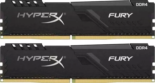 Память оперативная DDR4 Kingston HyperX Fury (Kit of 2) 32Gb 3200MHz (HX432C16FB4K2/32) Black