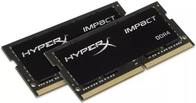 Память оперативная DDR4 Kingston HyperX Impact (Kit of 2) 64Gb 2666MHz (HX426S16IBK2/64)