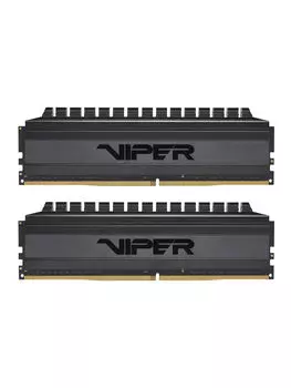 Память оперативная DDR4 Patriot Blackout Kit 32Gb (16Gbx2) 3200MHz (PVB432G320C6K)