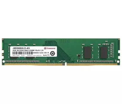 Память оперативная DDR4 Transcend 4Gb 2666Mhz (JM2666HLD-4G)