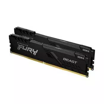 Память оперативная DDR 4 Kingston FURY Beast 8Gb 2666Mhz (KF426C16BBK2/8)