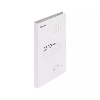 Папка без скоросшивателя Дело, картон мелованный, плотность 280 г/м2, до 200 листов, BRAUBERG, (200 шт.)