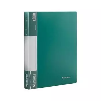 Папка на 2 кольцах BRAUBERG Стандарт, 25 мм, зеленая, до 170 листов, 0,8 мм, 221613, (7 шт.)