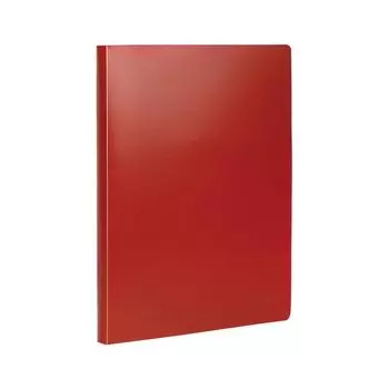 Папка на 2 кольцах STAFF, 21 мм, красная, до 80 листов, 0,5 мм, 225718, (9 шт.)