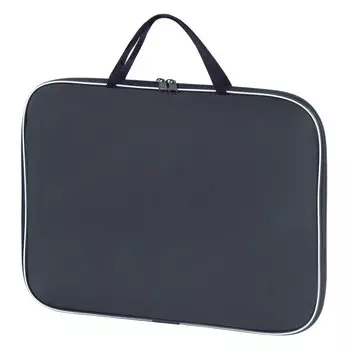 Папка на молнии с ручками STAFF, А4, ткань, черная, 228342