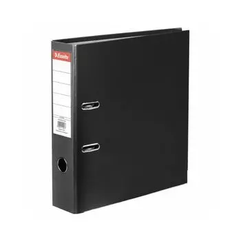 Папка-регистратор ESSELTE Economy, покрытие пластик, 75 мм, черная, 11257P