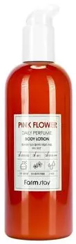 Парфюмированный лосьон для тела FarmStay с экстрактом розовых цветов, 330мл,