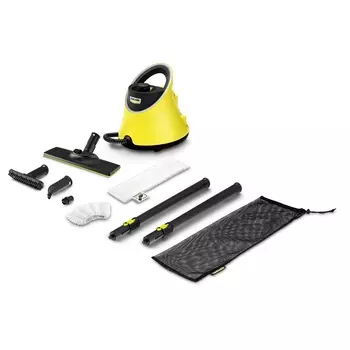 Пароочиститель напольный Karcher EasyFix SC 2 Deluxe желтый/черный