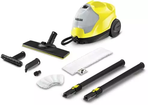 Пароочиститель напольный Karcher EasyFix SC 4 2000Вт (1.512-450.0) желтый/черный