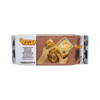 Паста (масса) для моделирования и лепки JOVI, отвердевающая, 1000 г, терракотовая, 89