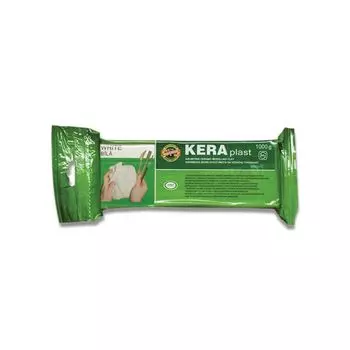 Паста (масса) для моделирования и лепки керамическая KOH-I-NOOR, отвердевающая, 1000 г, белая, 13170600000