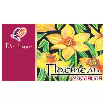 Пастель масляная художественная ЛУЧ Люкс, 18 цветов, трехгранное сечение, 25С1550-08