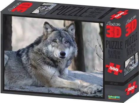 Пазл 3D "Волк" 500 элементов 10152/PR10152