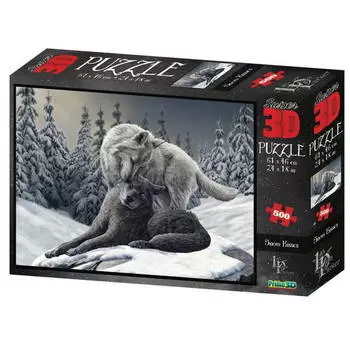 Пазл 3D "Волки" 500 элементов PR10346